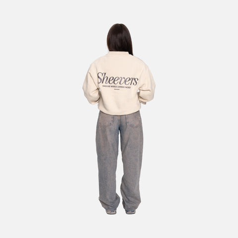 SIGNATURE BEIGE CREWNECK