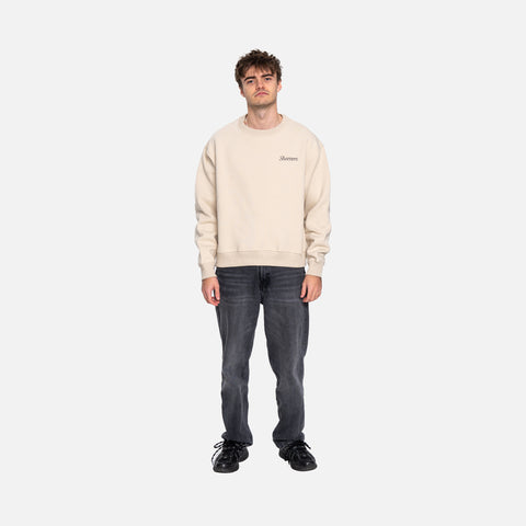SIGNATURE BEIGE CREWNECK