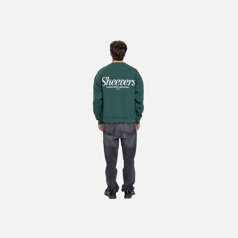 SIGNATURE GREEN CREWNECK