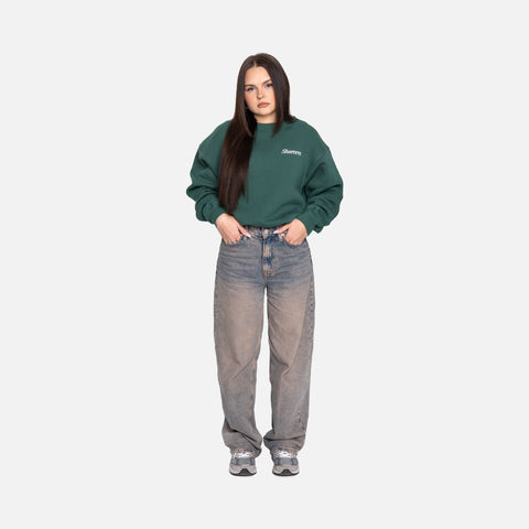 SIGNATURE GREEN CREWNECK