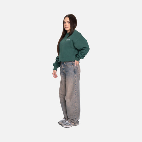 SIGNATURE GREEN CREWNECK