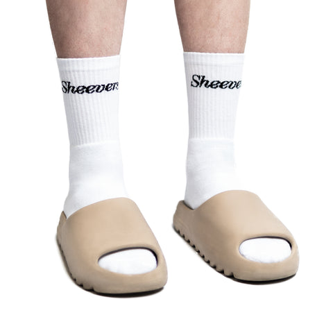 white long sheevers socks