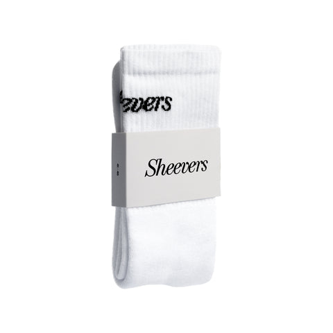 white long sheevers socks