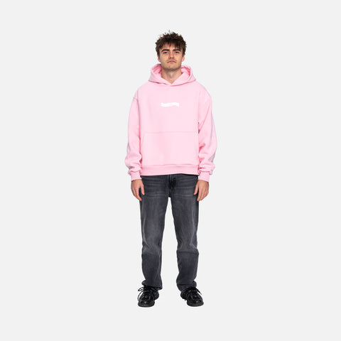 WATCH YOUR STEP HOODIE PINK
