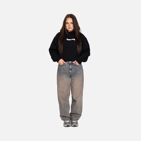 WATCH YOUR STEP HOODIE BLACK