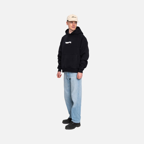 WATCH YOUR STEP HOODIE BLACK