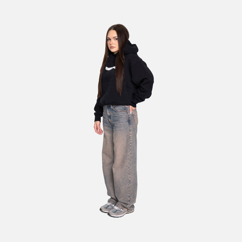WATCH YOUR STEP HOODIE BLACK